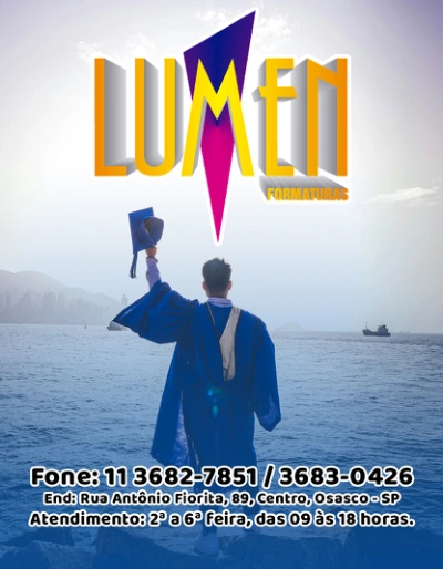 Anúncio original de Lumen Formaturas