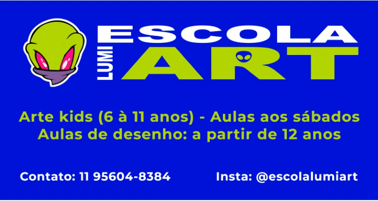 Anúncio original de Escola Lumi Art