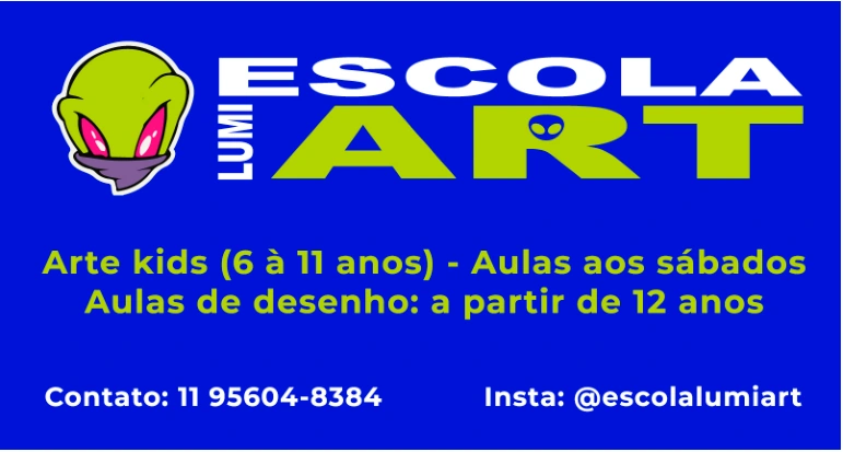 Anúncio original de Escola Lumi Art
