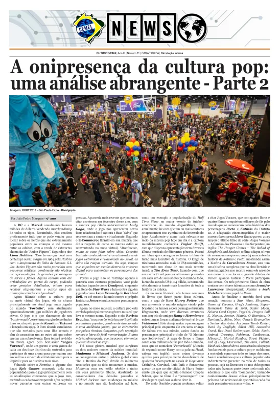 Capa da edição 11