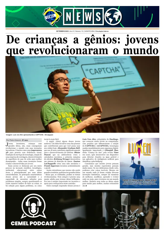 Capa da edição 15